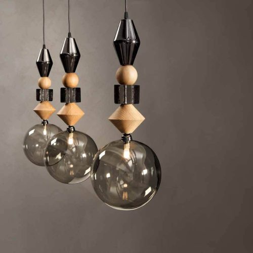 3 lampade a sospensione di design
